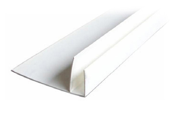 фото Профиль для панелей пвх, f-образный, 3 м, белый