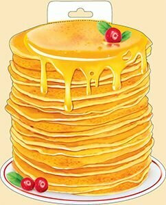 Плакат "Стопка блинов"