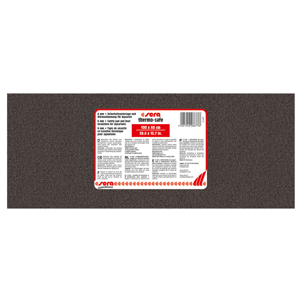 Sera Коврик-подстилка под аквариум Thermosafe 120 x 50 cм - фото №1