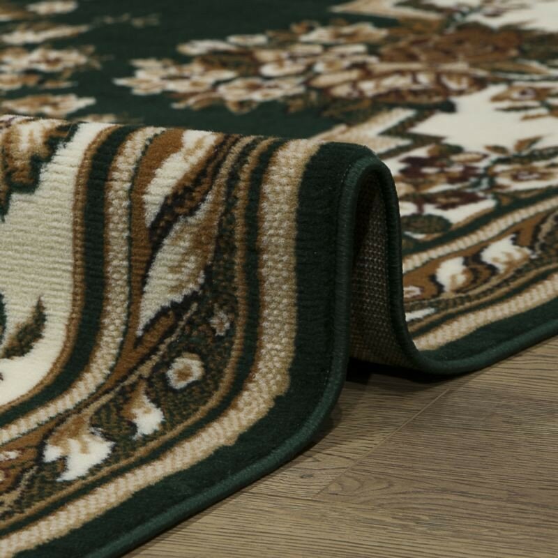 Ковер Лайла де Люкс дизайн 15361 цвет 10266 Овал 1.2x1.8м