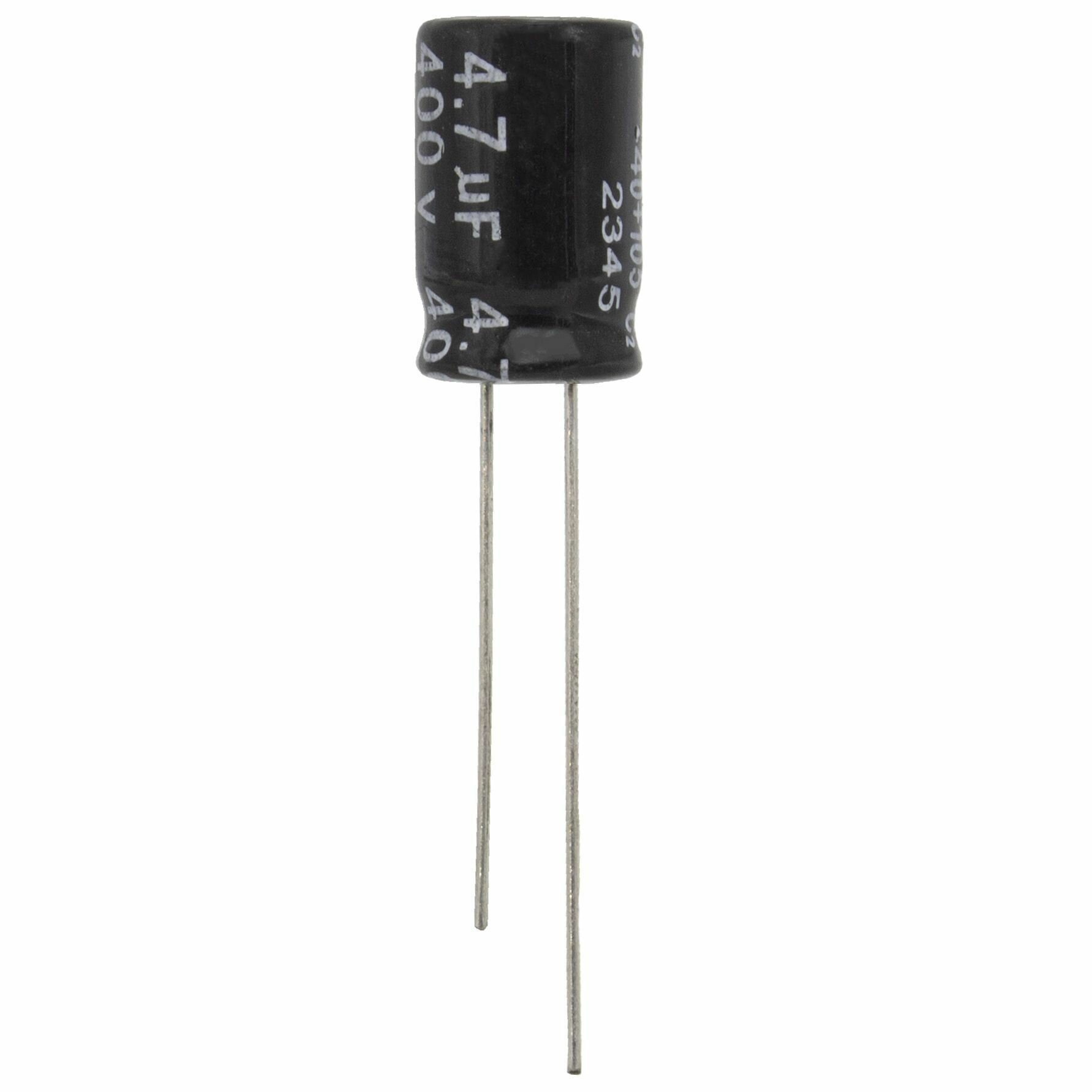 Электролитический конденсатор 4.7 UF 400V 105*C 8*12 / Комплект из 10 шт / JWCO