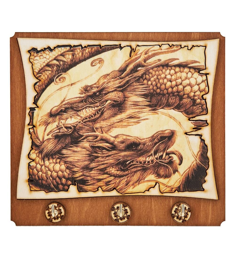 Ключница Дракон A2182793 Народные промыслы Россия 165х25х15 см.