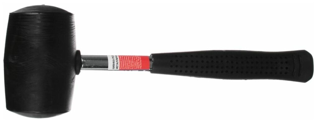 Киянка 680 грамм Рокот резиновая, круглая, обрезиненная стальная ручка — фото 1