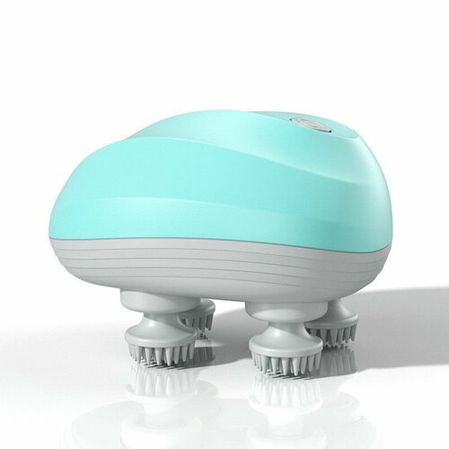 Мягкий электрический массажер для домашних животных Usb-зарядка 3D голова моющаяся игрушка для кошек 1200 мАч(Розовый)