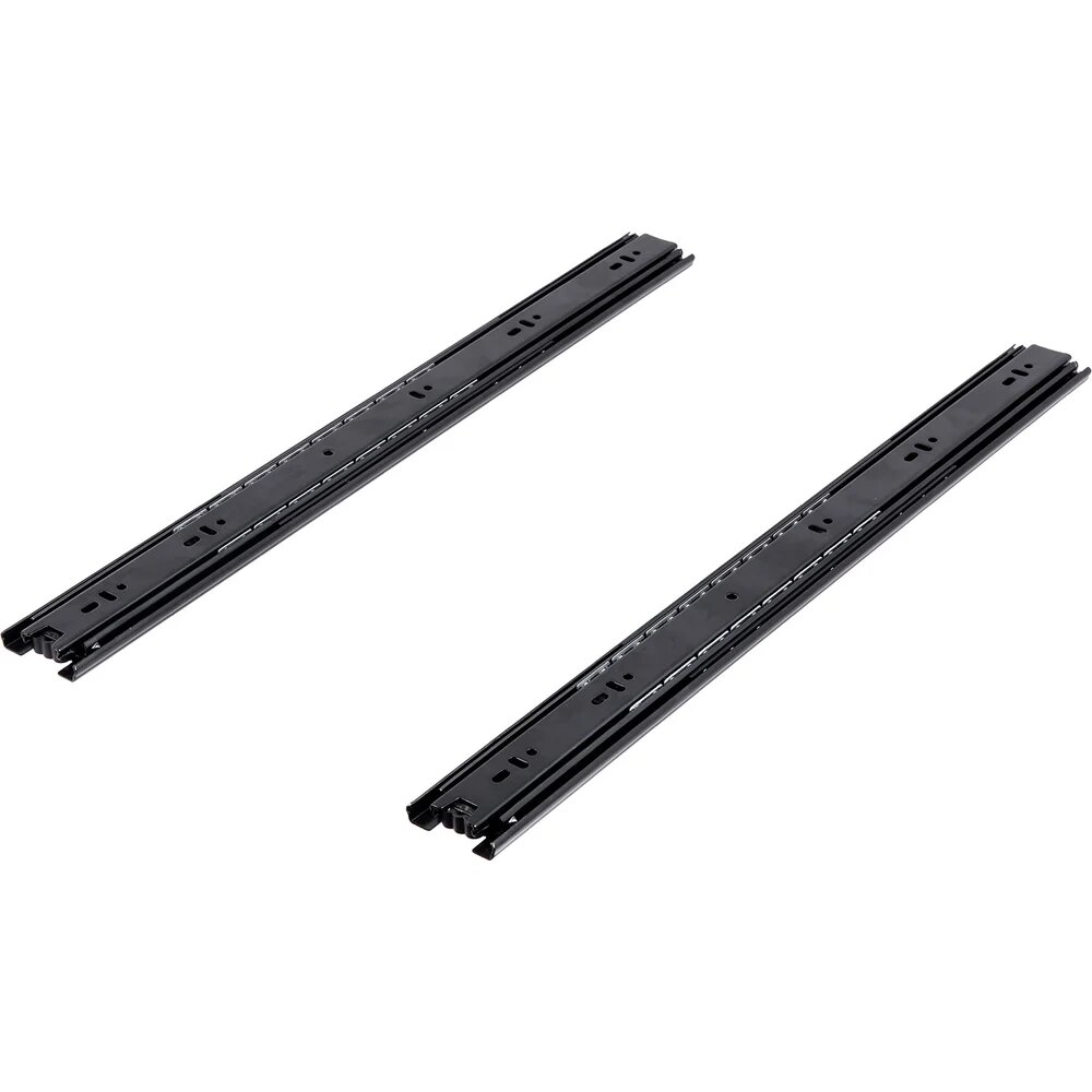 SAMET Шариковые направляющие SO CLASS Black накладные  46 мм без доводчика  500 мм 115291