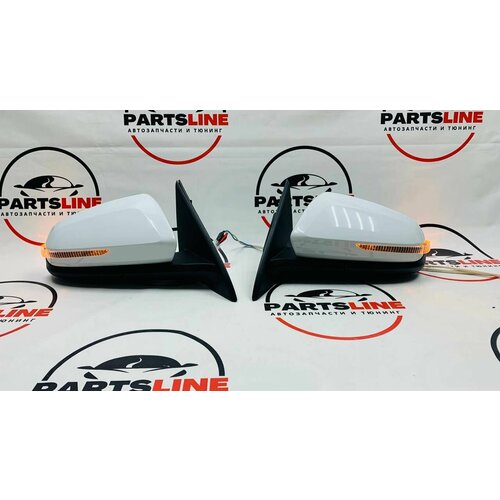 Боковые зеркала на Лада Веста, ВАЗ 2180 н/о SALINA электро регулировка, обогрев, повторитель, Ледниковый 221