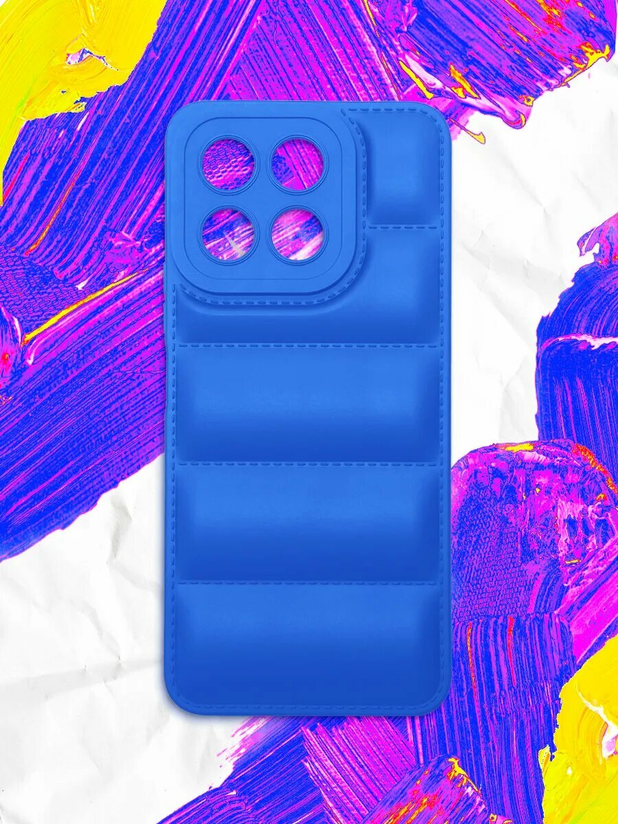 Дутый силиконовый чехол для Honor X6b, Хонор Икс6би — фото 1