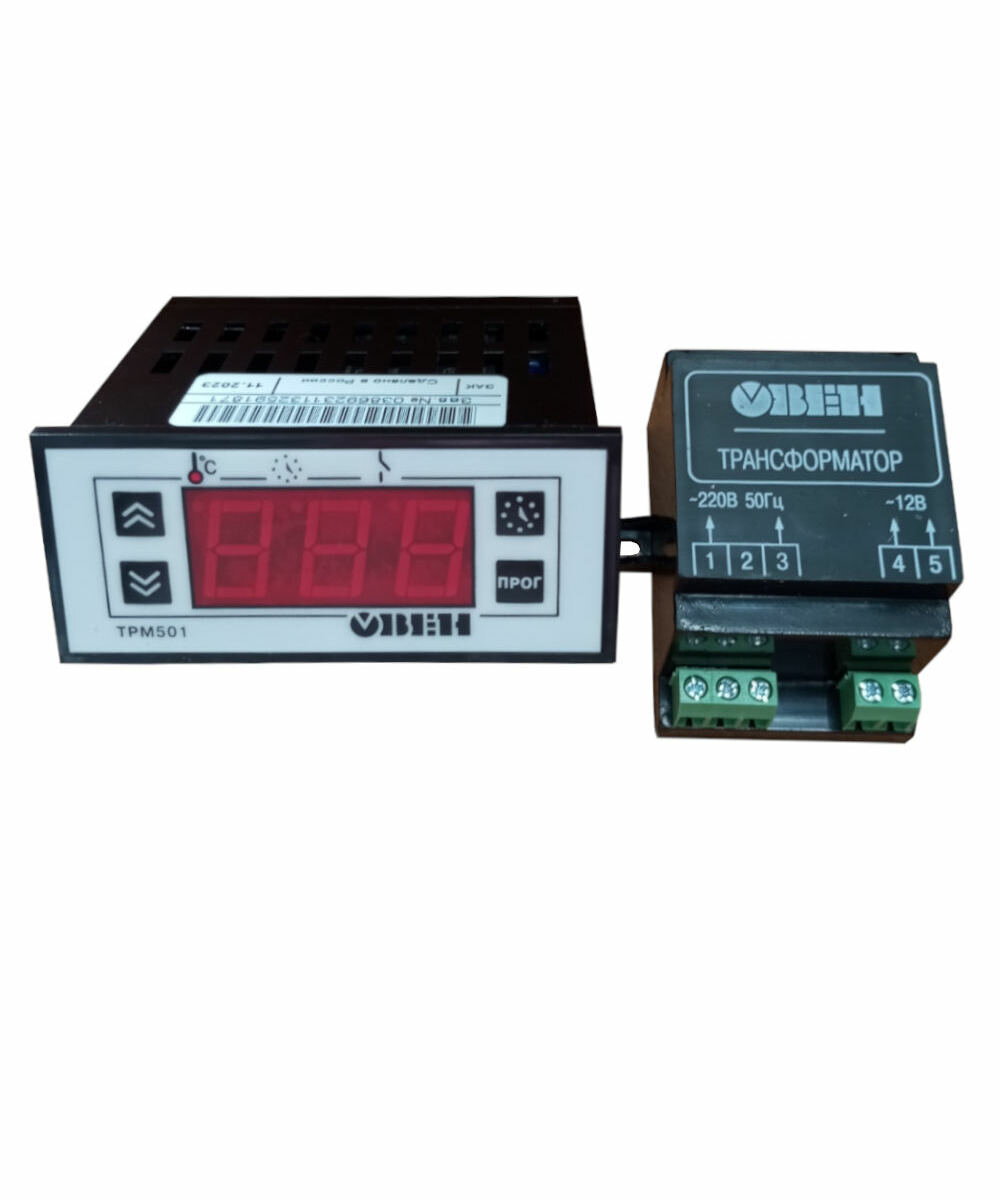Измеритель - регулятор микропроцессорный, одноканальный с таймером овен ТРМ501 — фото 1