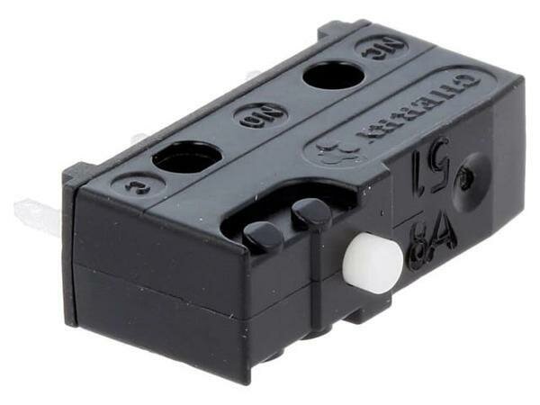 Микропереключатель CHERRY DB1C-C1AA, SNAP ACTION, без рычага SPDT, 1 шт