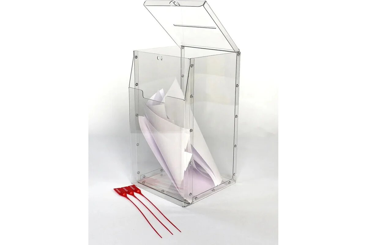CRYSTAL-BOX Урна для голосования хранения №1 (22x23x40 см) urna1