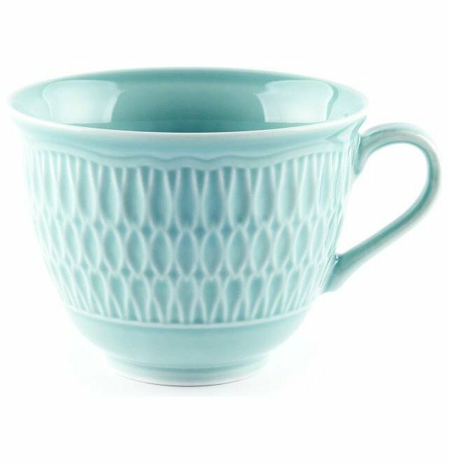 Чашка чайная 250 мл 1 шт Cmielow "София /Голубая глазурь" / 246664