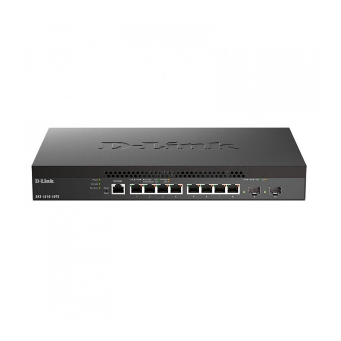Коммутатор D-Link DXS-1210-10TS/B1A, RJ-45, SFP+, 8 портов 10 Гбит/с, черный