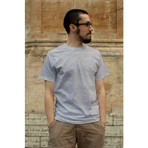фото Футболка магазин толстовок, размер s-46-unisex-(мужской), серый меланж