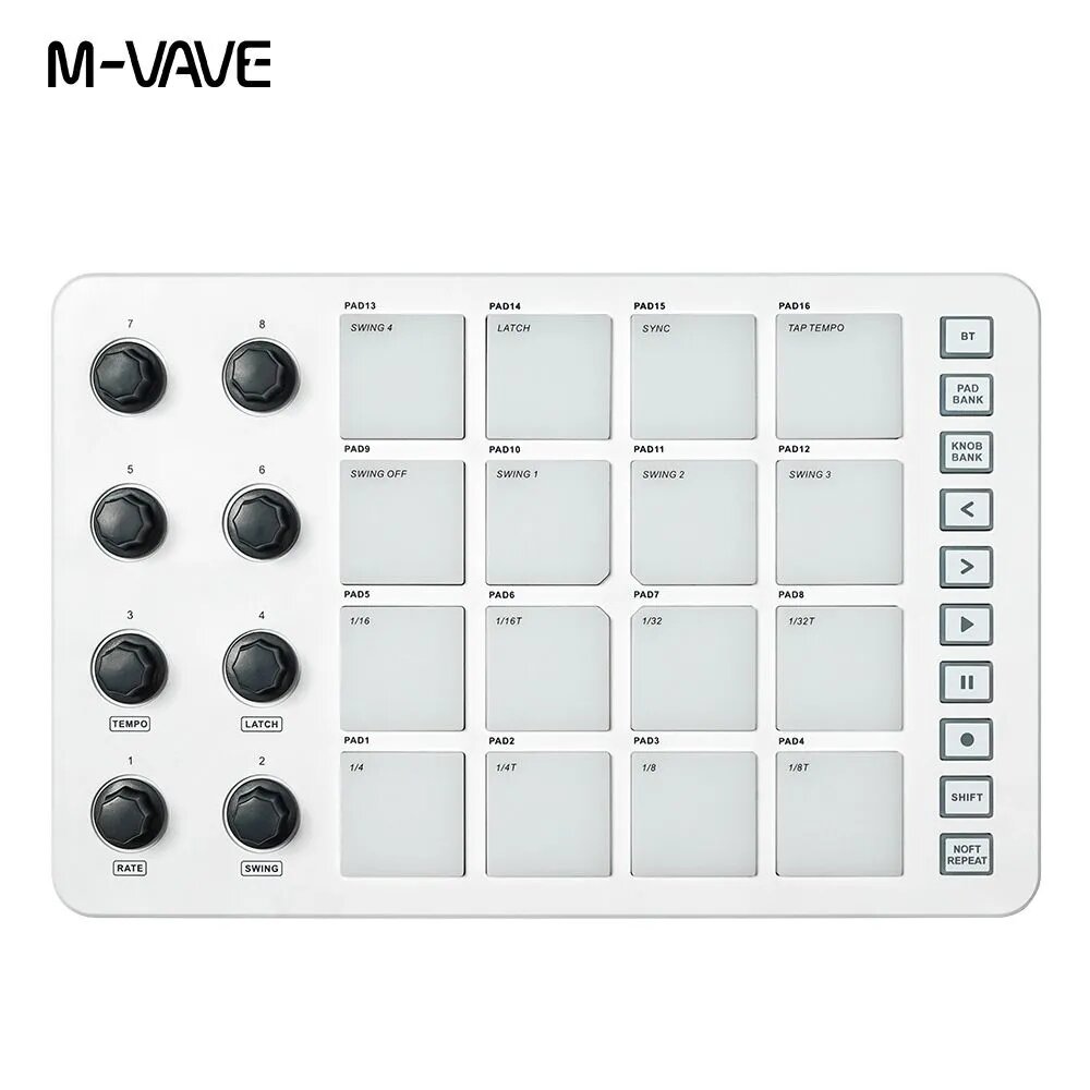 MIDI-контроллер, RGB-подсветка, smc-панель