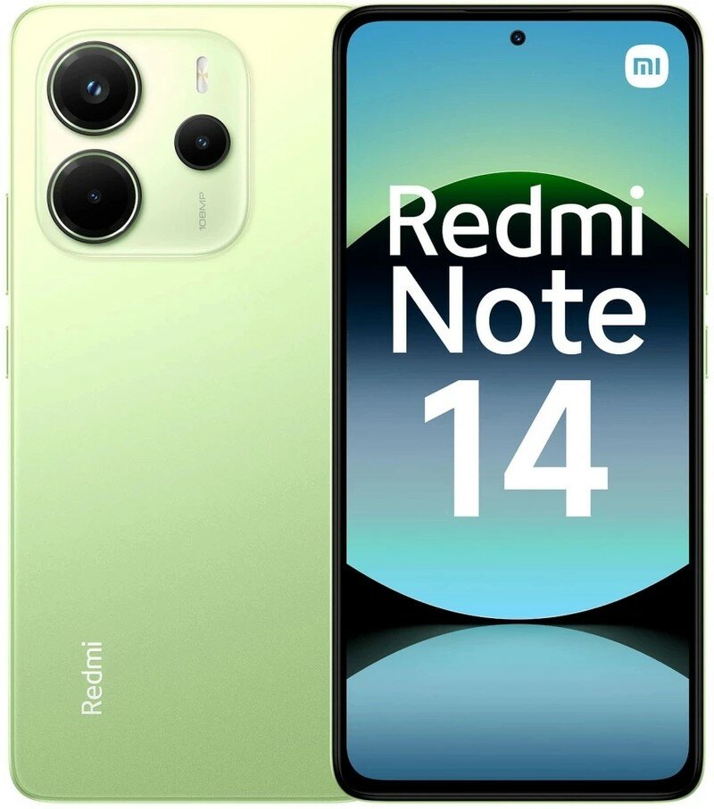 Смартфон Xiaomi Redmi Note 14 8/256Gb зеленый