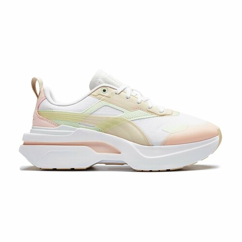 фото Кроссовки puma, размер 3.5, белый/розовый