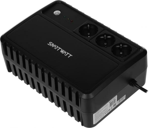 Источник бесперебойного питания SMARTWATT Safe 600VA Черный 3703020260003