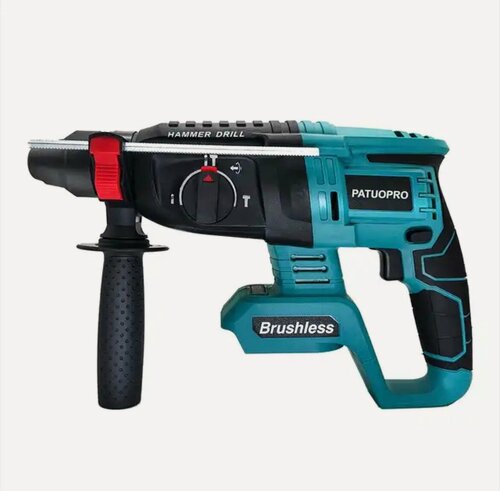 Изображение товара Перфоратор Электрическая дрель с бесщеточным двигателем, 4 функции, ударная дрель, электроинструмент , Без АКБ и ЗУ