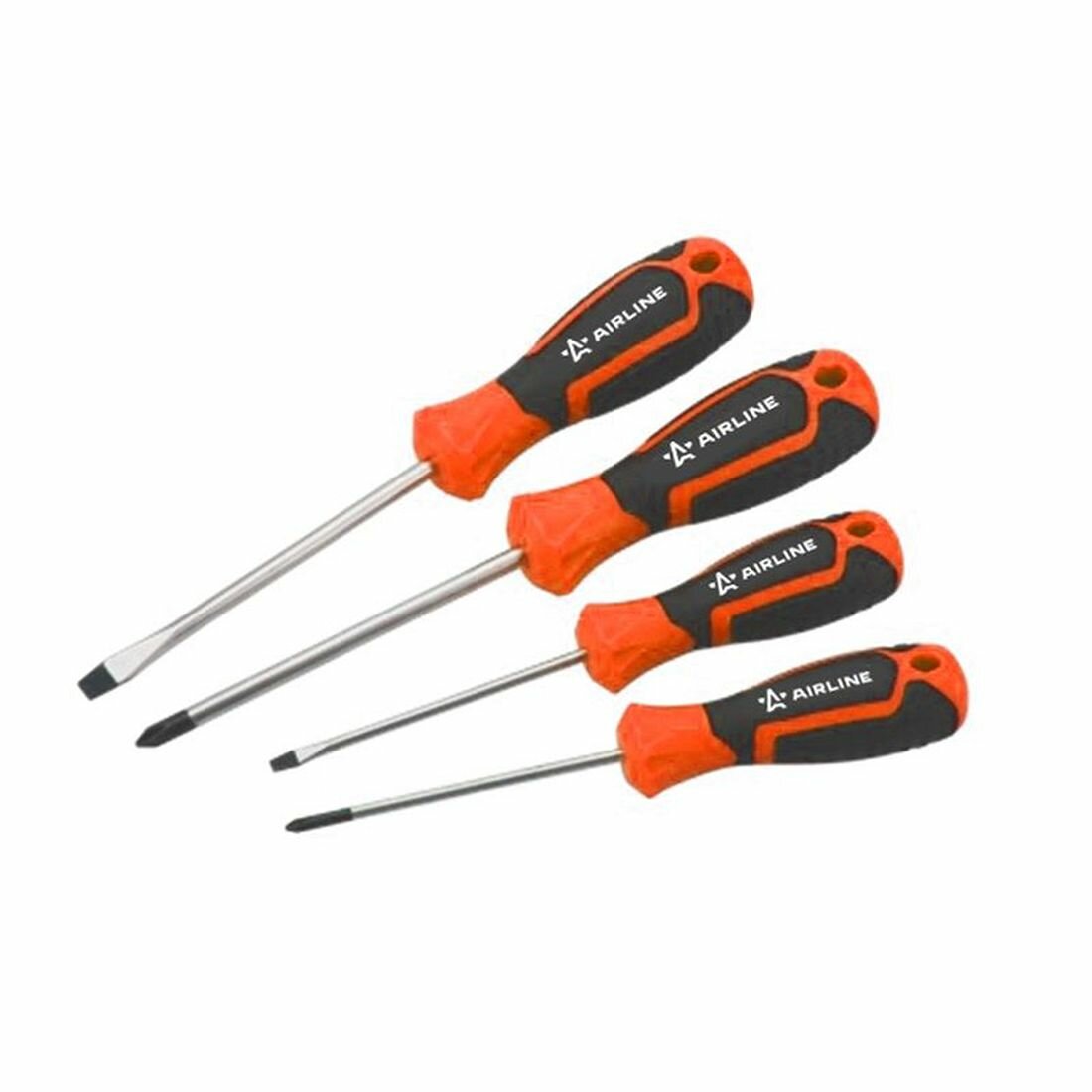 Набор отверток 4 пр. (SL3x75mm SL5x100mm PH0x75mm PH1x100mm) блистер (ATAU036)