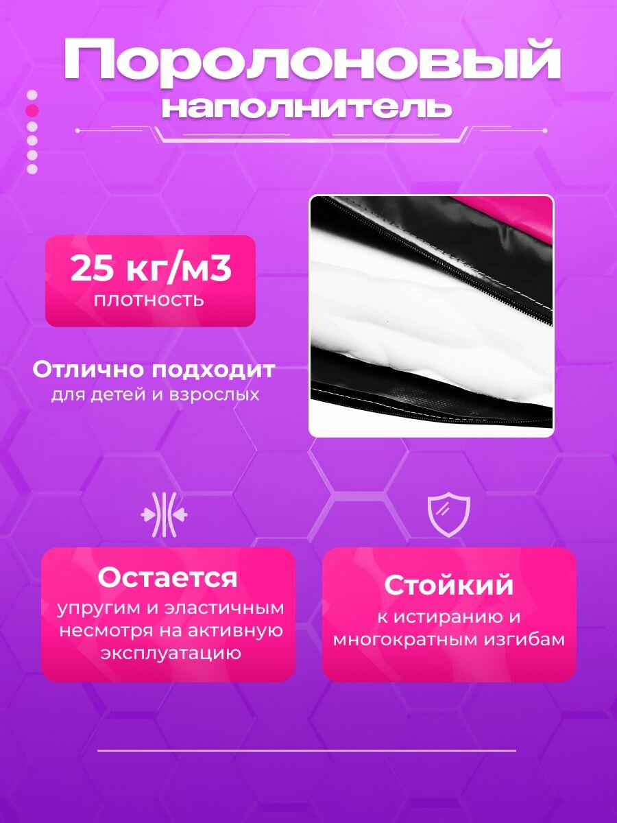 Мат гимнастический 200х100х10 см, мягкий щит (25 плотности). — фото 1