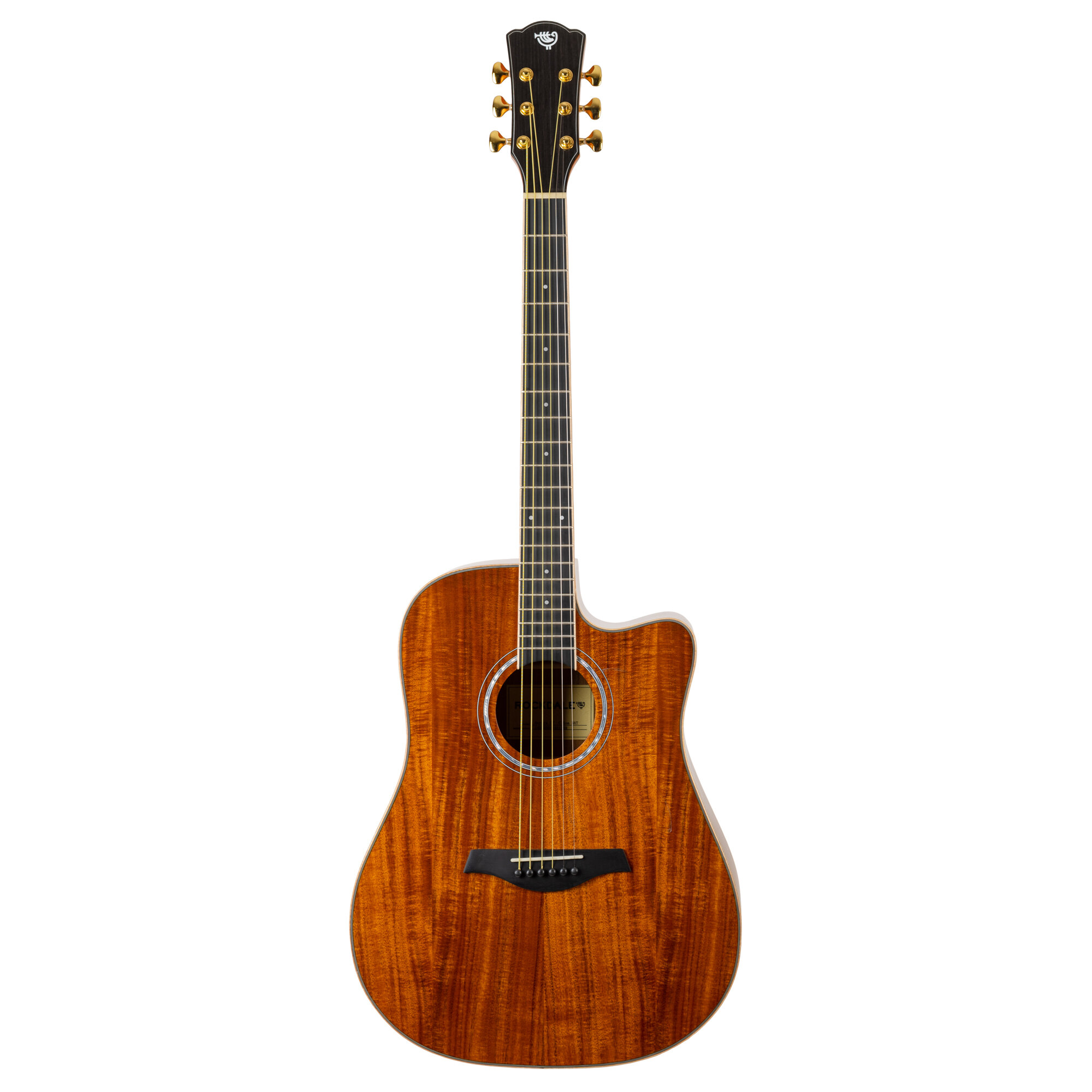 Акустическая гитара дредноут ROCKDALE Aurora D7 C Koa NAT