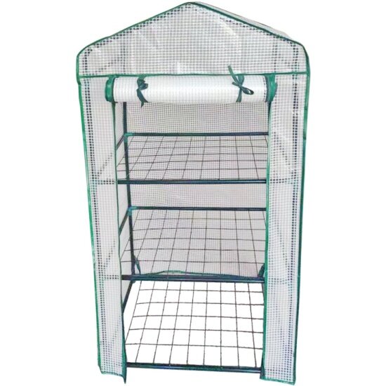 Парник-стеллаж для рассады Uniel ФитоЛето UGH-R10 H125 GREEN/WHITE