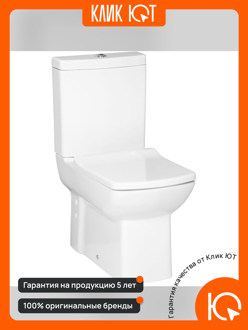 Унитаз биде Creavit Lara LR360-00CB00E-0000 Белый без бачка и сиденья