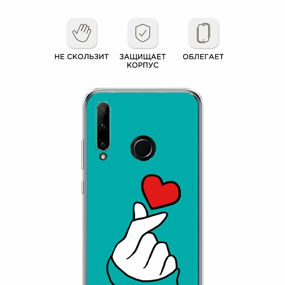Чехол на Honor 10i/20 Lite 2019/20e/Huawei P Smart Plus 2019 / Хонор 10i с принтом "Маленькое сердечко" — фото 1