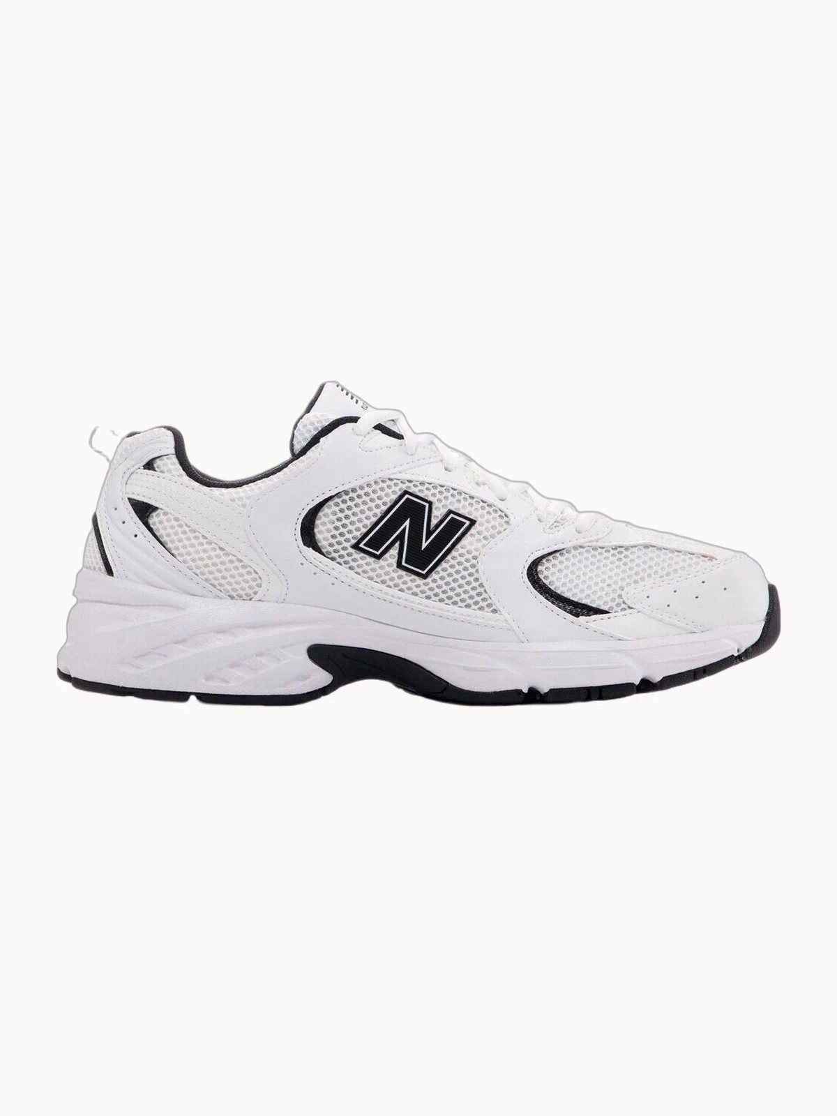 Кроссовки New Balance 530, размер 9,5 US, белый/черный