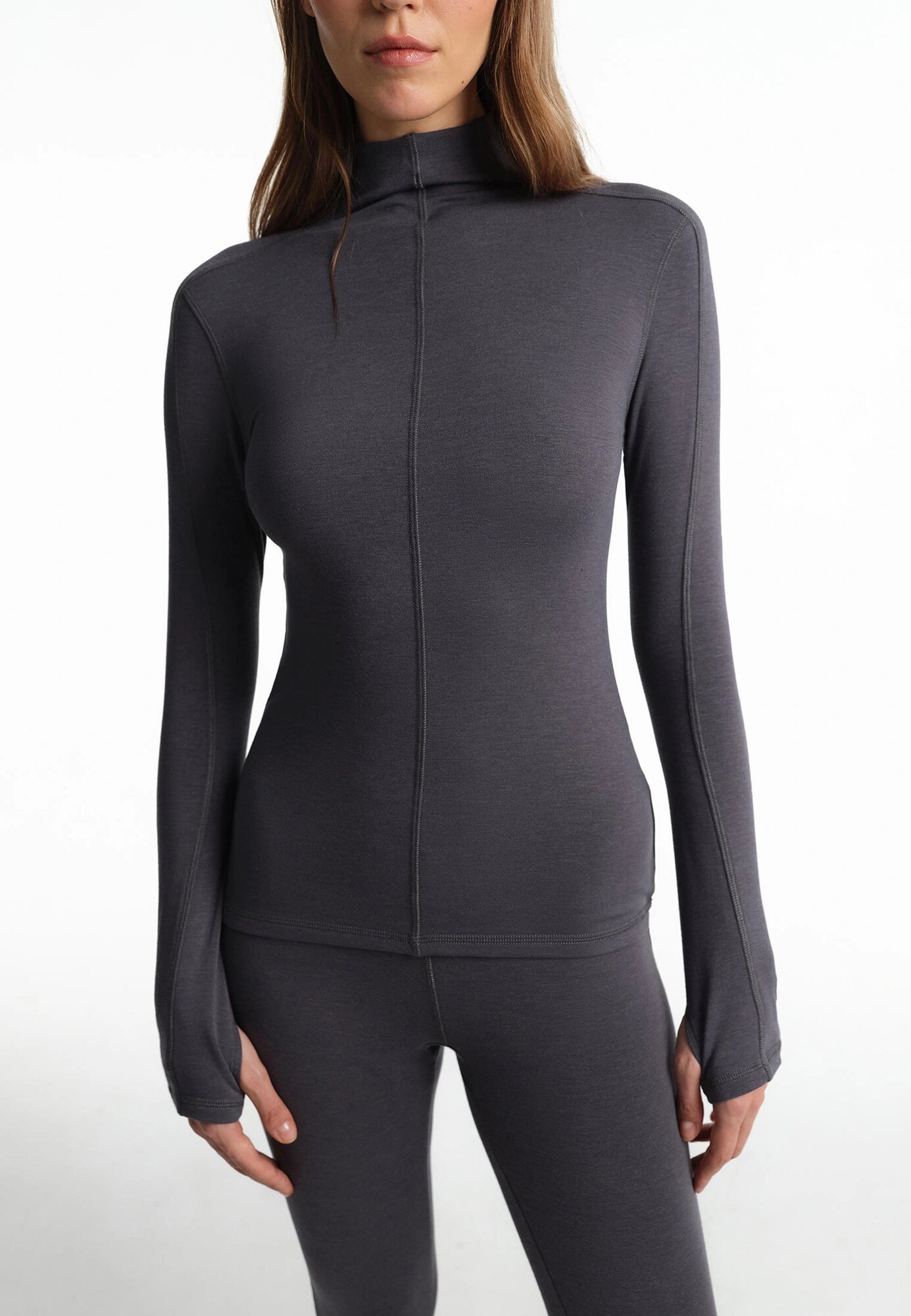 Термолонгслив URBANTIGER Coffee carbon fiber, размер S, графитовый — фото 1