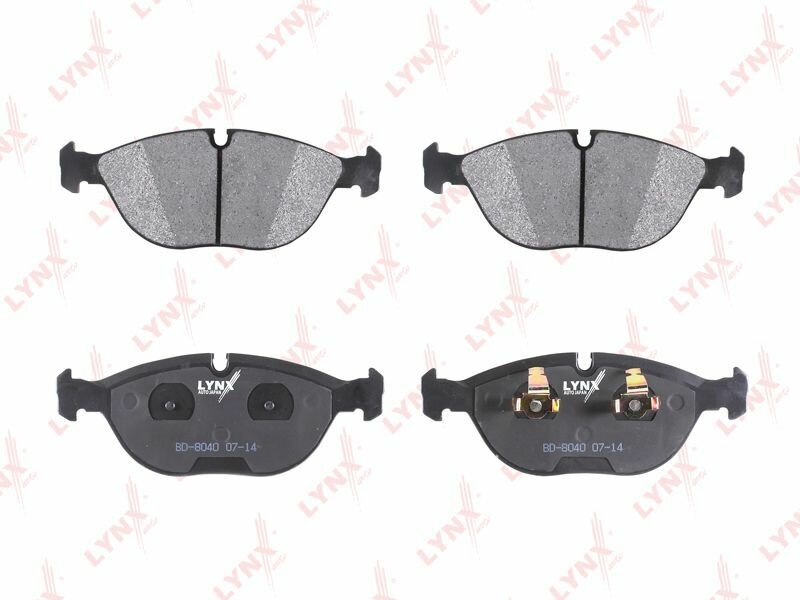 LYNXauto Колодки тормозные дисковые передние для AUDI A4 Avant (8D5, B5) 00-01 / A8 (4D2, 4D8) 94-02