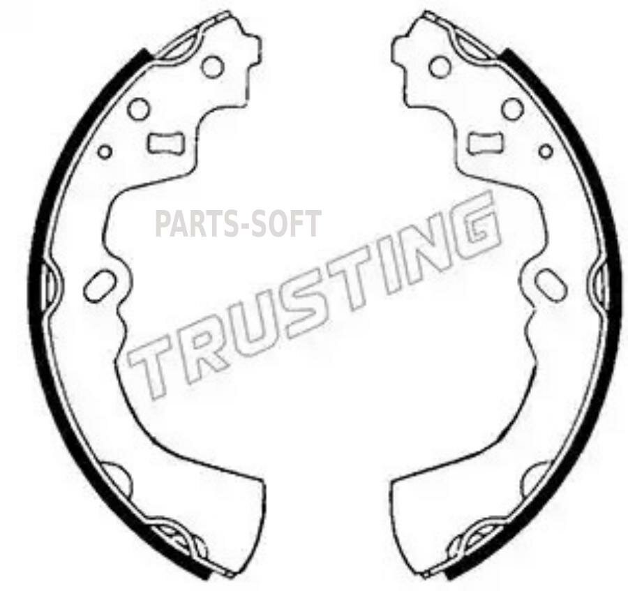 Тормозные колодки Trusting - фото №1