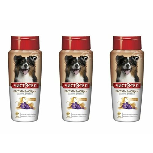 Чисто Тел Шампунь для собак Распутывающий, 270 мл, 3 шт