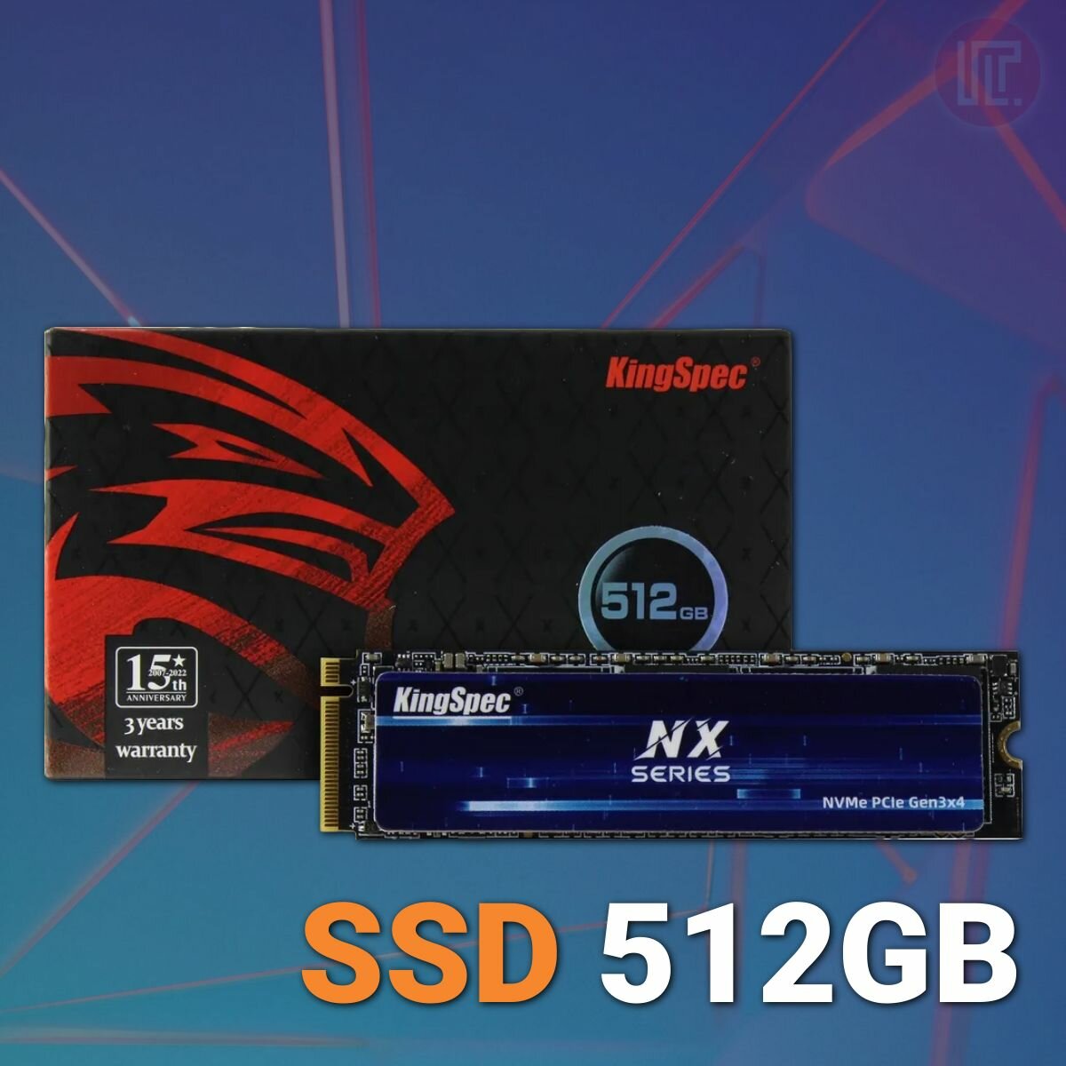 Твердотельный накопитель Kingspec 512Gb PCI-E 3.0 NX-512 - фото №16