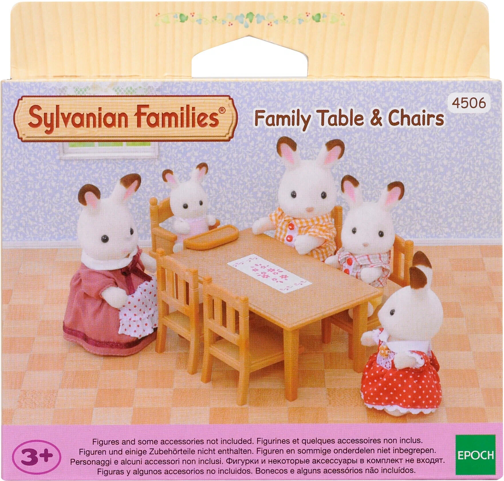 Игровой набор Sylvanian Families Обеденный стол с 5-ю стульями - фото №8