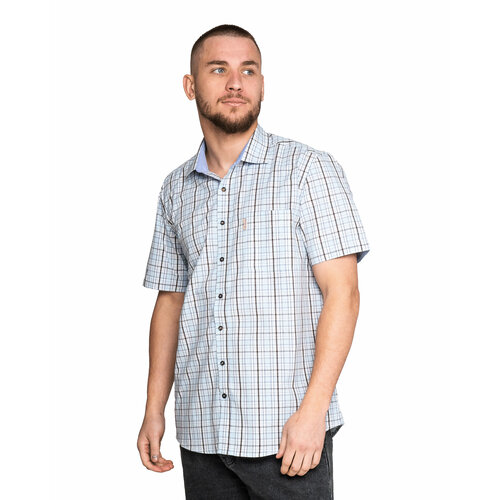 Рубашка Maestro, размер 54-56/XL/45 ворот, голубой