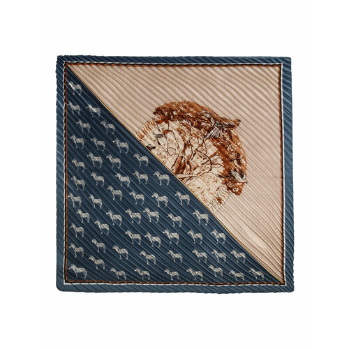 фото Платок labbra,70х70 см, голубой