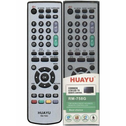 Пульт ДУ SHARP RM 758G пульт ду huayu g1133pesa g1169pesa черный