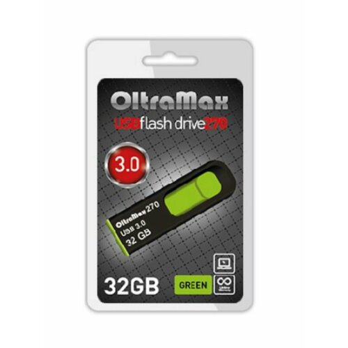 USB флеш накопитель OM-32GB-270-BLUE 3.0 зеленый oltramax om 32gb 50 blue 2 0