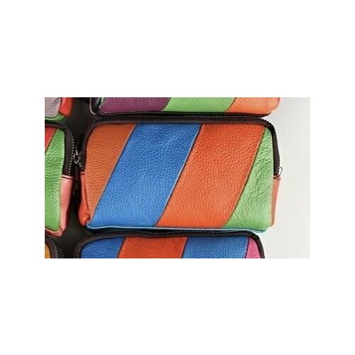 фото Косметичка 10х5, зеленый, синий нет бренда