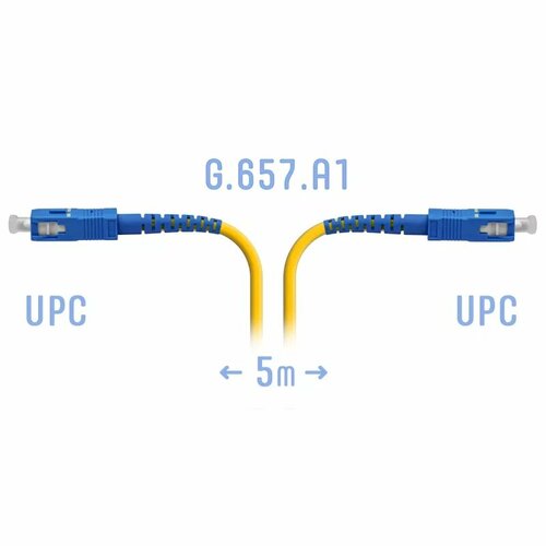 Патч-корд оптический SNR (SNR-PC-SC/UPC-A-5m)