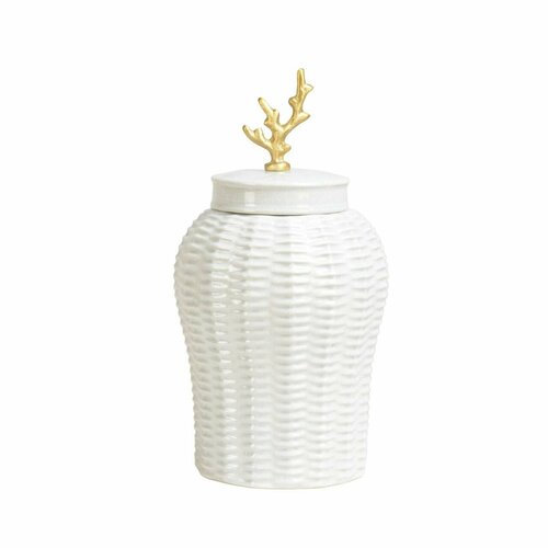 Ваза с крышкой Global East Monochrome 25х25х52