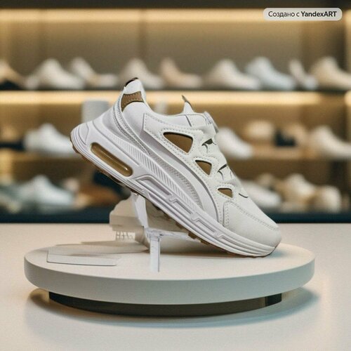 фото Кроссовки, размер 26см, белый, бежевый roza bella