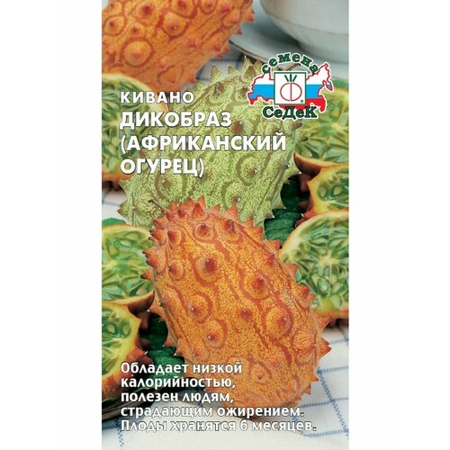 Кивано (Африканский огурец) Дикобраз семена кивано зеленый дракон рогатая дыня африканский огурец 15 шт