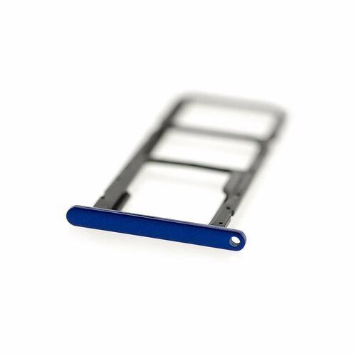 Слот SIM/ microSD-карт для Huawei Honor 8S синий