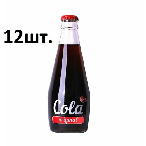 Напиток безалкогольный сильногазированный "LOVE IS" Кола" 0,3 л (стекло) 12шт.