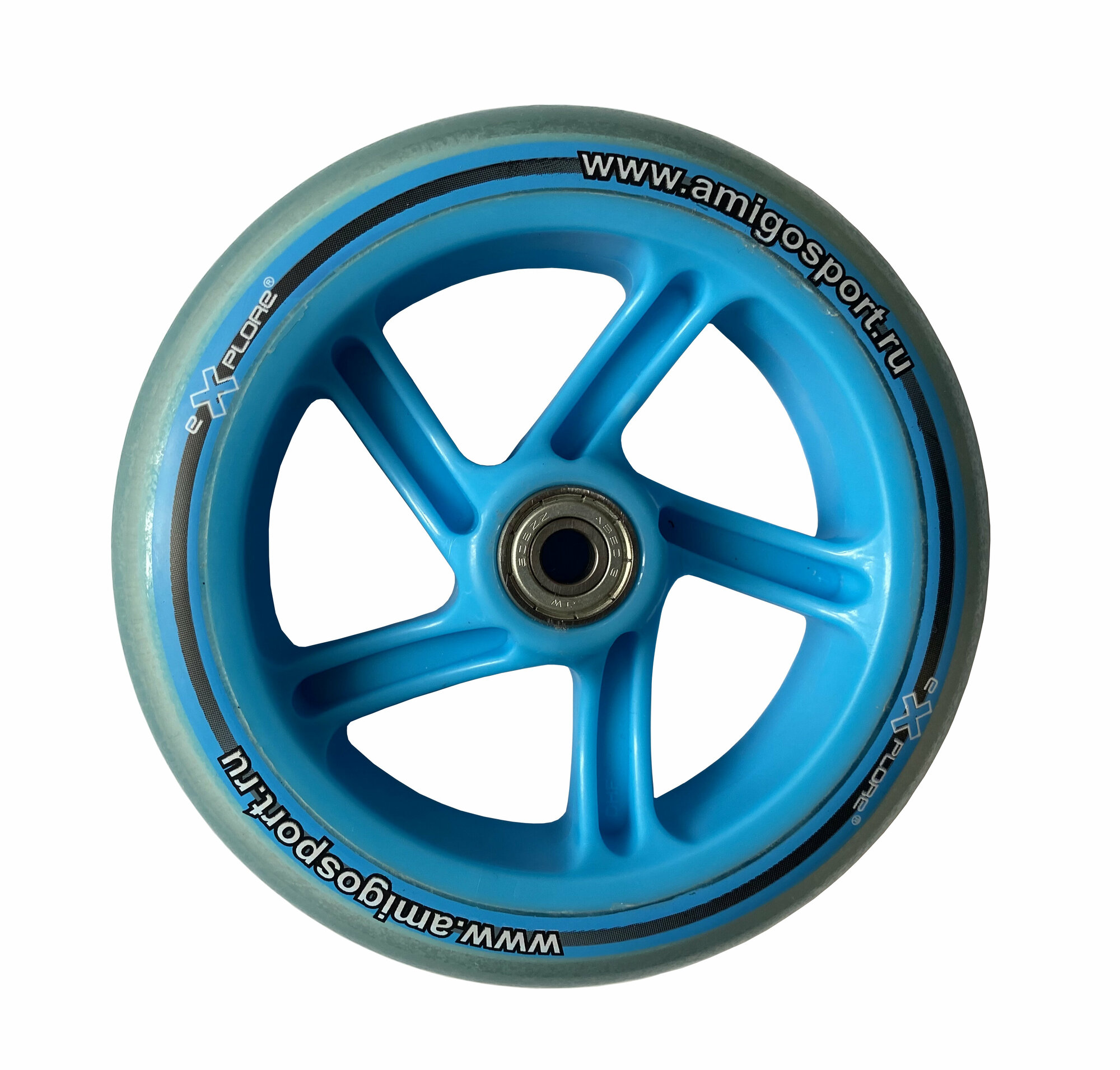 Набор колес для самокатов Explore 100мм Голубой