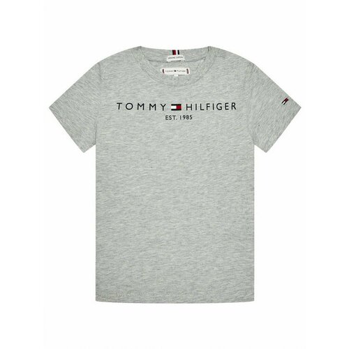 Футболка TOMMY HILFIGER, размер 12Y [METY], серый футболка tommy hilfiger tommy hilfiger to263emebqf2