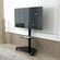 Мобильная стойка для телевизора с кронштейном 32"-75", RL1812, чё...