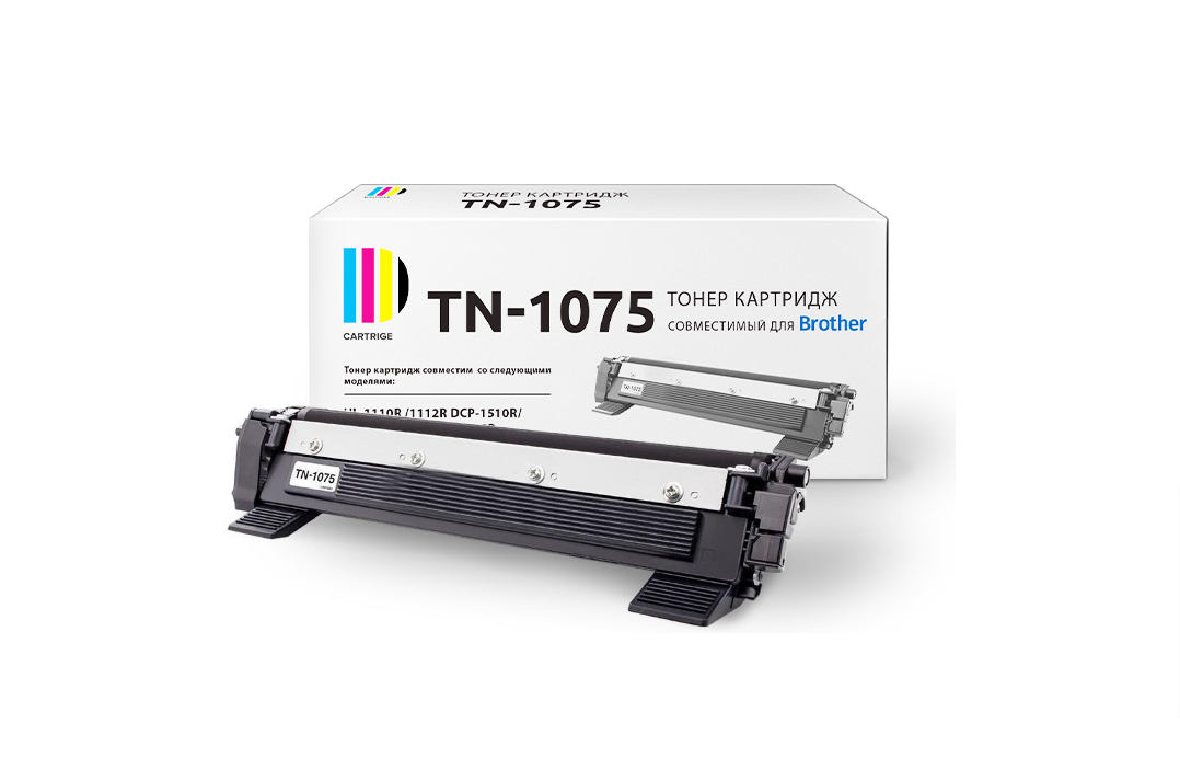 Картридж TN-1075 для принтера BROTHER HL-1110R/ HL-1112R/ HL-1210WR/ HL-1212WR